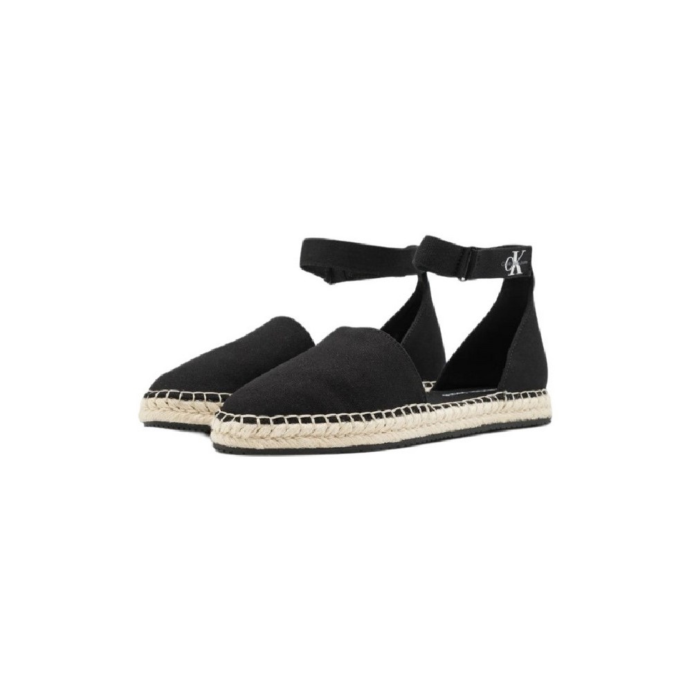 CALVIN KLEIN JEANS ANKLE ESPADRILLE ΠΑΠΟΥΤΣΙ ΓΥΝΑΙΚΕΙΟ BLACK