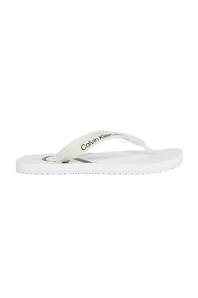 CALVIN KLEIN JEANS BEACH SANDAL ΠΑΝΤΟΦΛΑ ΓΥΝΑΙΚΕΙΑ WHITE