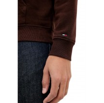 TOMMY JEANS RLX NOVELTY GRAPHIC HOODIE ΦΟΥΤΕΡ ΜΠΛΟΥΖΑ ΑΝΔΡΙΚΗ BROWN
