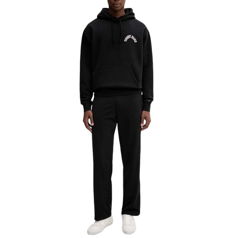 TOMMY JEANS RLX NOVELTY GRAPHIC HOODIE ΦΟΥΤΕΡ ΜΠΛΟΥΖΑ ΑΝΔΡΙΚΗ BLACK