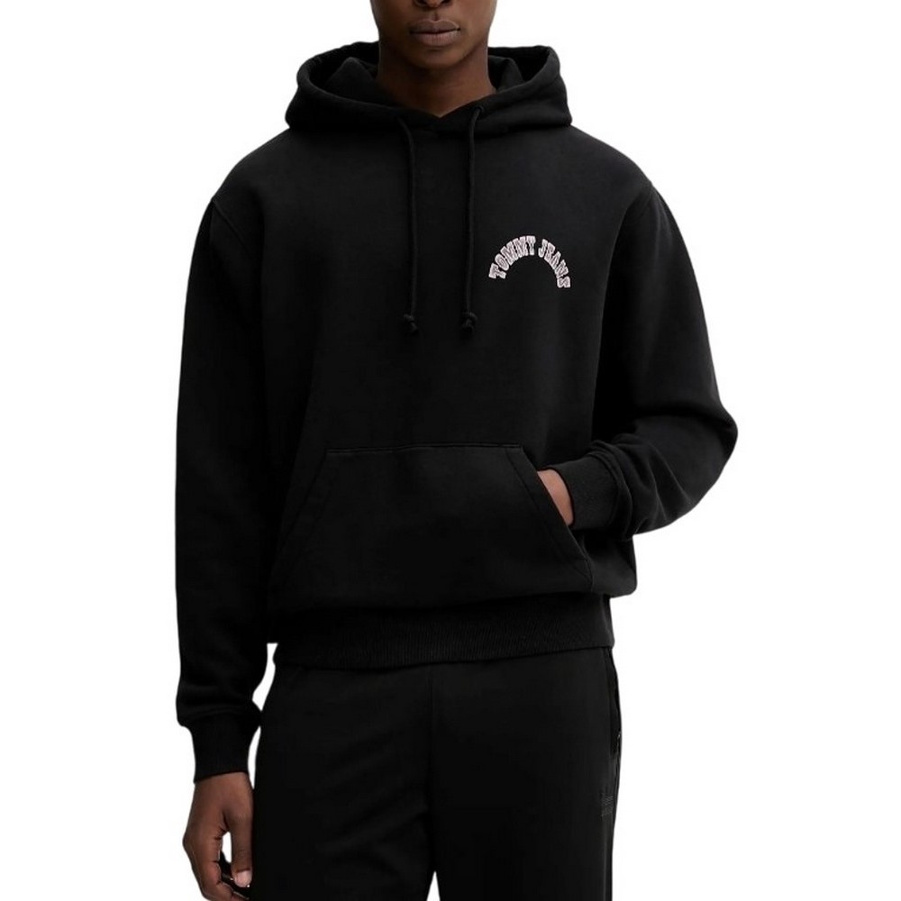 TOMMY JEANS RLX NOVELTY GRAPHIC HOODIE ΦΟΥΤΕΡ ΜΠΛΟΥΖΑ ΑΝΔΡΙΚΗ BLACK