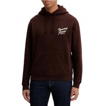 TOMMY JEANS RLX NOVELTY GRAPHIC HOODIE ΦΟΥΤΕΡ ΜΠΛΟΥΖΑ ΑΝΔΡΙΚΗ BROWN