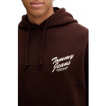TOMMY JEANS RLX NOVELTY GRAPHIC HOODIE ΦΟΥΤΕΡ ΜΠΛΟΥΖΑ ΑΝΔΡΙΚΗ BROWN
