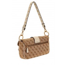 GUESS SARDINIA VINTAGE SHLDR BAG ΤΣΑΝΤΑ ΓΥΝΑΙΚΕΙΑ LATTE