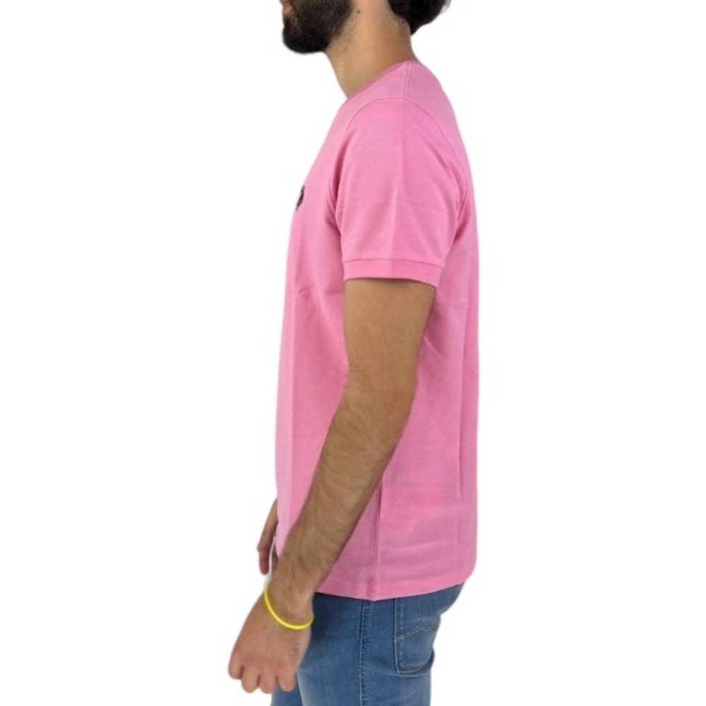 U.S POLO ASSN BREN 000272 CHL4 T-SHIRT ΜΠΛΟΥΖΑ ΑΝΔΡΙΚΗ PINK