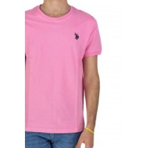 U.S POLO ASSN BREN 000272 CHL4 T-SHIRT ΜΠΛΟΥΖΑ ΑΝΔΡΙΚΗ PINK