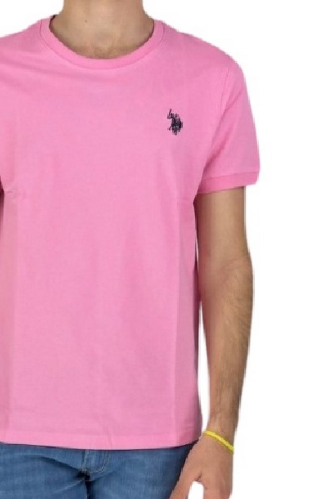 U.S POLO ASSN BREN 000272 CHL4 T-SHIRT ΜΠΛΟΥΖΑ ΑΝΔΡΙΚΗ PINK