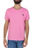 U.S POLO ASSN BREN 000272 CHL4 T-SHIRT ΜΠΛΟΥΖΑ ΑΝΔΡΙΚΗ PINK
