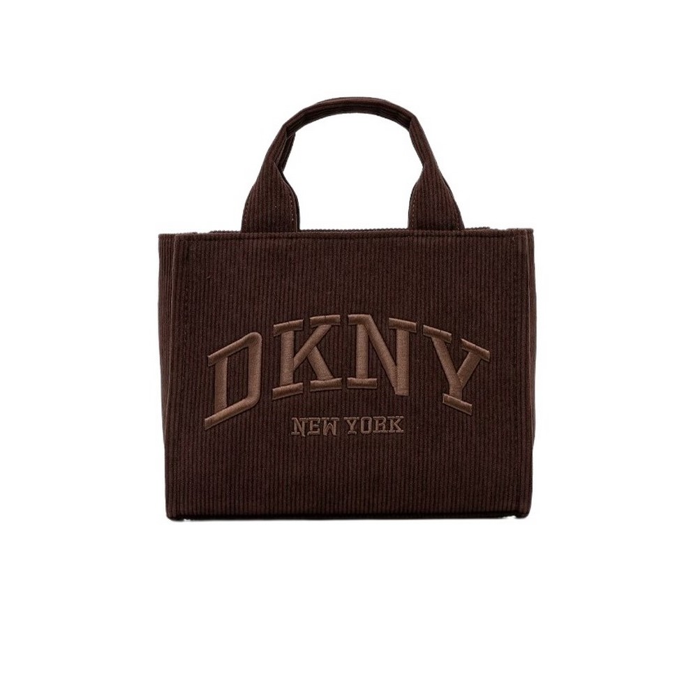 DKNY HADLEE TOTE HANDBAG R53ADC80 ΤΣΑΝΤΑ ΓΥΝΑΙΚΕΙΑ BROWN