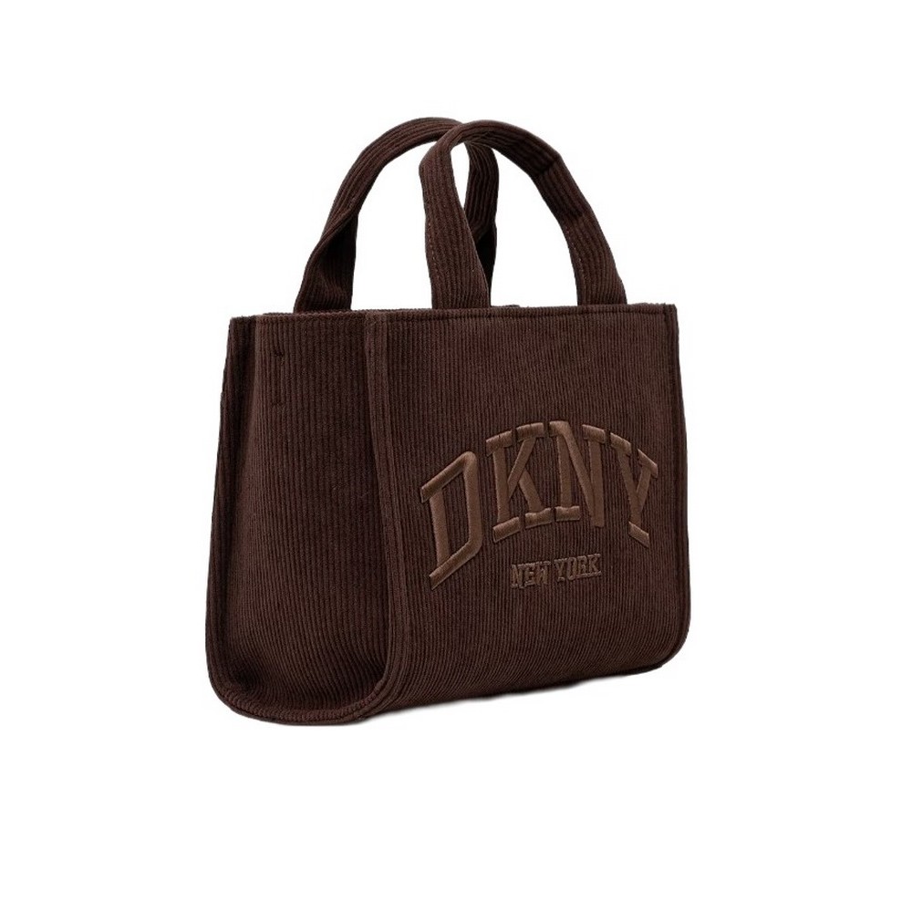 DKNY HADLEE TOTE HANDBAG R53ADC80 ΤΣΑΝΤΑ ΓΥΝΑΙΚΕΙΑ BROWN
