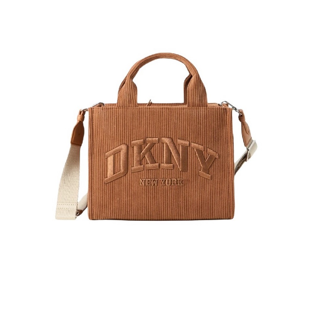 DKNY HADLEE TOTE HANDBAG R53ADC80 ΤΣΑΝΤΑ ΓΥΝΑΙΚΕΙΑ TAN