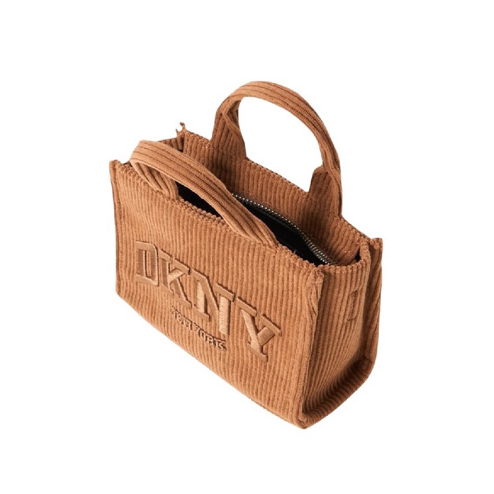 DKNY HADLEE TOTE HANDBAG R53ADC80 ΤΣΑΝΤΑ ΓΥΝΑΙΚΕΙΑ TAN