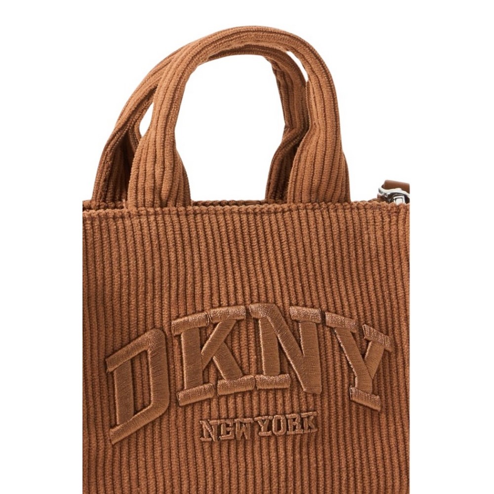 DKNY HADLEE TOTE HANDBAG R53ADC80 ΤΣΑΝΤΑ ΓΥΝΑΙΚΕΙΑ TAN