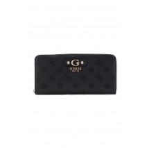 GUESS GERTY SLG LARGE ZIP AROUND ΠΟΡΤΟΦΟΛΙ ΓΥΝΑΙΚΕΙΟ BLACK