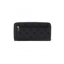 GUESS GERTY SLG LARGE ZIP AROUND ΠΟΡΤΟΦΟΛΙ ΓΥΝΑΙΚΕΙΟ BLACK