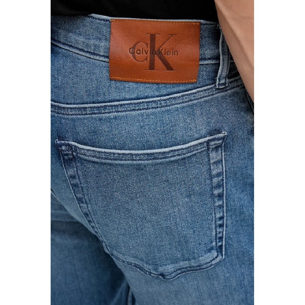 CALVIN KLEIN JEANS STANDARD STRAIGHT EMBERS JEAN ΠΑΝΤΕΛΟΝΙ ΑΝΔΡΙΚΟ BLUΕ DENIM