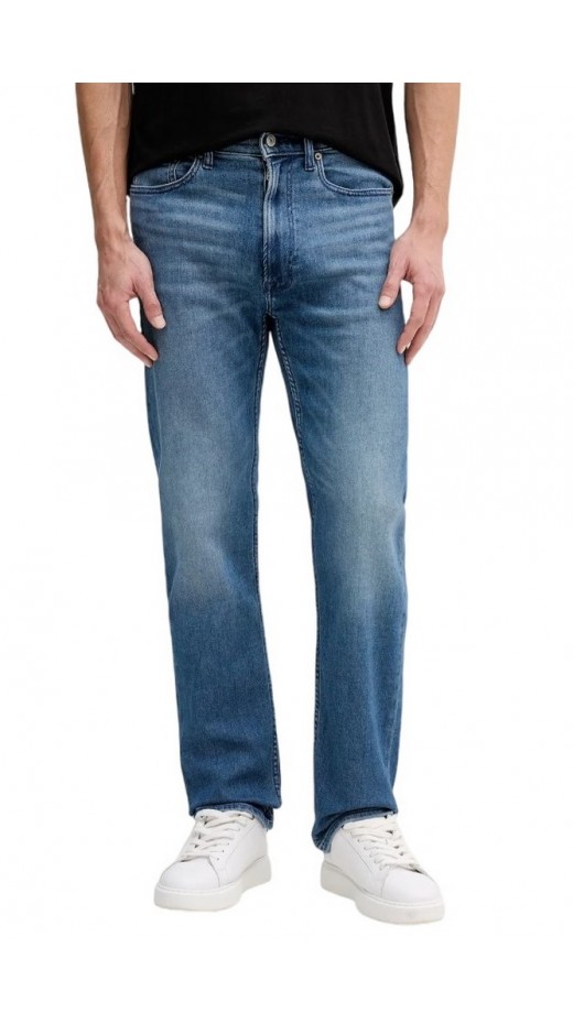 CALVIN KLEIN JEANS STANDARD STRAIGHT EMBERS JEAN ΠΑΝΤΕΛΟΝΙ ΑΝΔΡΙΚΟ BLUΕ DENIM