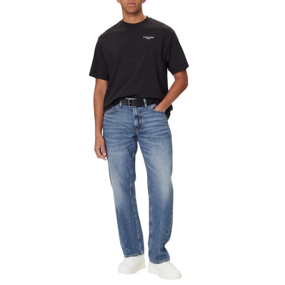CALVIN KLEIN JEANS LOGO BACK PRINT T-SHIRT ΜΠΛΟΥΖΑ ΑΝΔΡΙΚΗ BLACK