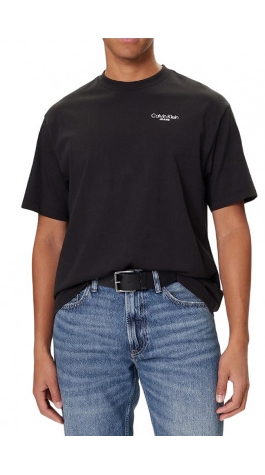 CALVIN KLEIN JEANS LOGO BACK PRINT T-SHIRT ΜΠΛΟΥΖΑ ΑΝΔΡΙΚΗ BLACK