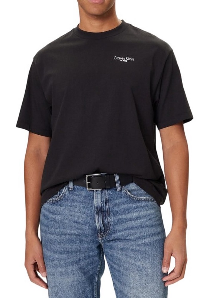 CALVIN KLEIN JEANS LOGO BACK PRINT T-SHIRT ΜΠΛΟΥΖΑ ΑΝΔΡΙΚΗ BLACK