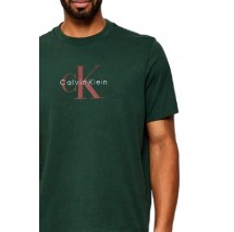 CALVIN KLEIN JEANS HERO MONOLOGO TEE T-SHIRT ΜΠΛΟΥΖΑ ΑΝΔΡΙΚΗ GREEN
