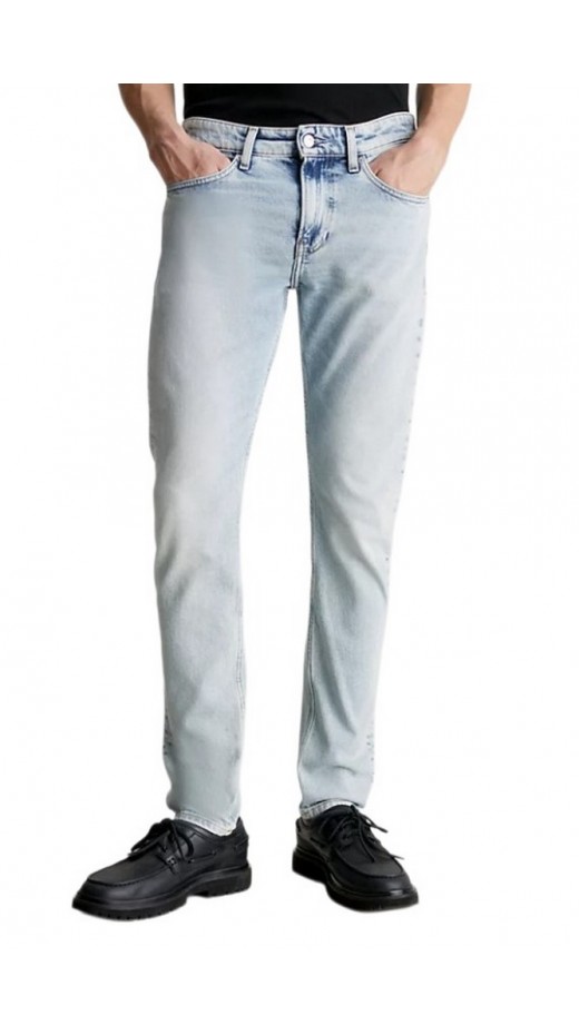 CALVIN KLEIN JEANS SLIM TAPER ΠΑΝΤΕΛΟΝΙ ΑΝΔΡΙΚΟ DENIM LIGHT