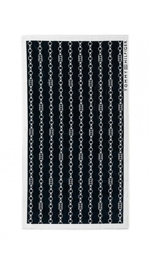TOMMY HILFIGER TOWEL UNISEX ΠΕΤΣΕΤΑ NAVY