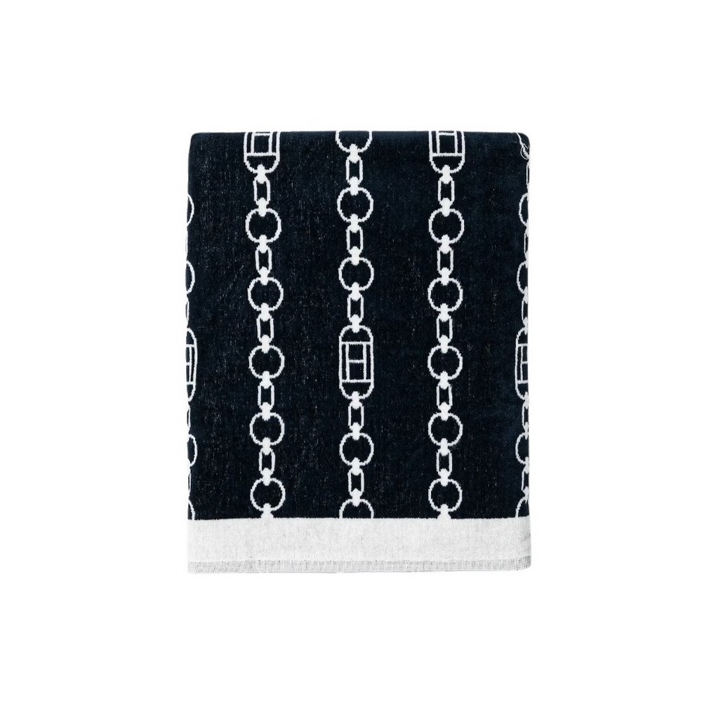 TOMMY HILFIGER TOWEL UNISEX ΠΕΤΣΕΤΑ NAVY