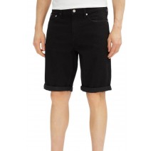 CALVIN KLEIN JEANS SLIM SHORT ΒΕΡΜΟΥΔΑ ΑΝΔΡΙΚΗ BLACK DENIM