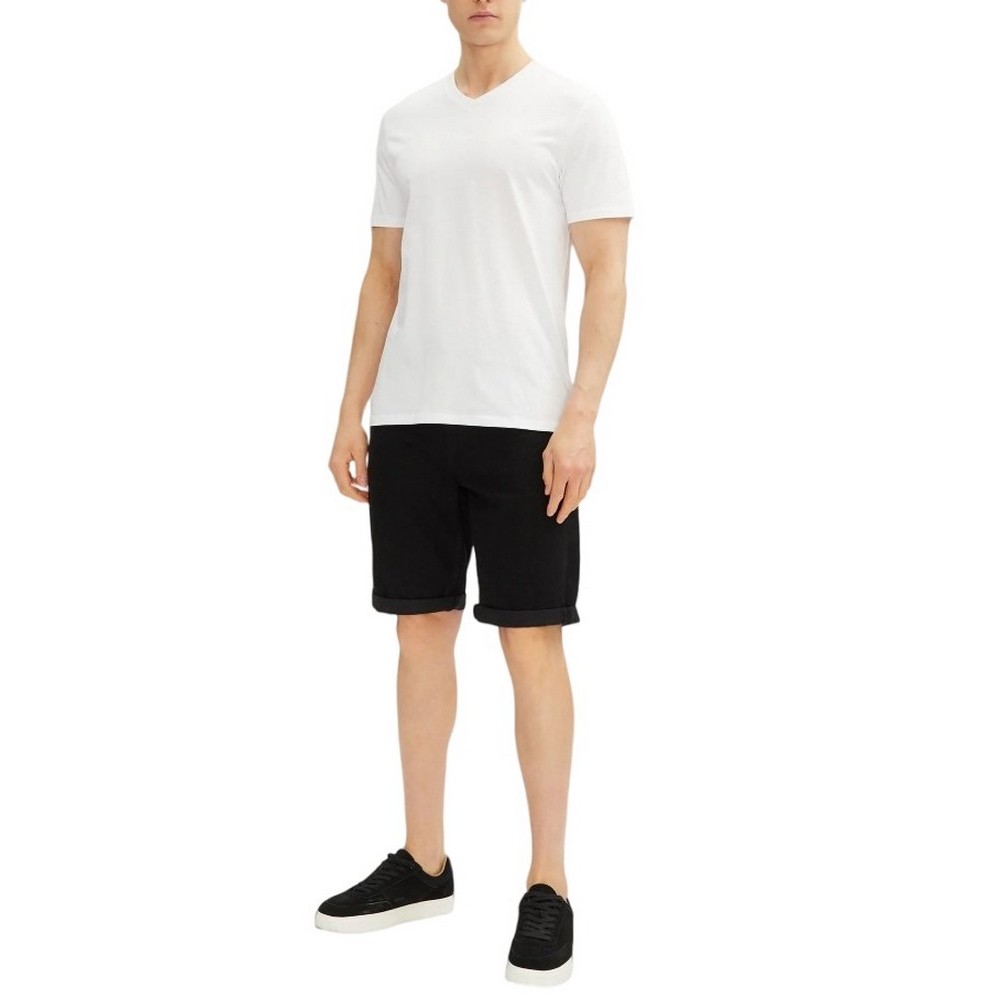 CALVIN KLEIN JEANS SLIM SHORT ΒΕΡΜΟΥΔΑ ΑΝΔΡΙΚΗ BLACK DENIM