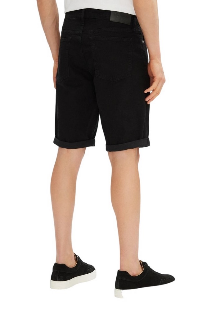 CALVIN KLEIN JEANS SLIM SHORT ΒΕΡΜΟΥΔΑ ΑΝΔΡΙΚΗ BLACK DENIM