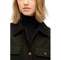 SUPERDRYD3 OVIN WAX JACKET ΜΠΟΥΦΑΝ ΓΥΝΑΙΚΕΙΟ OLIVE