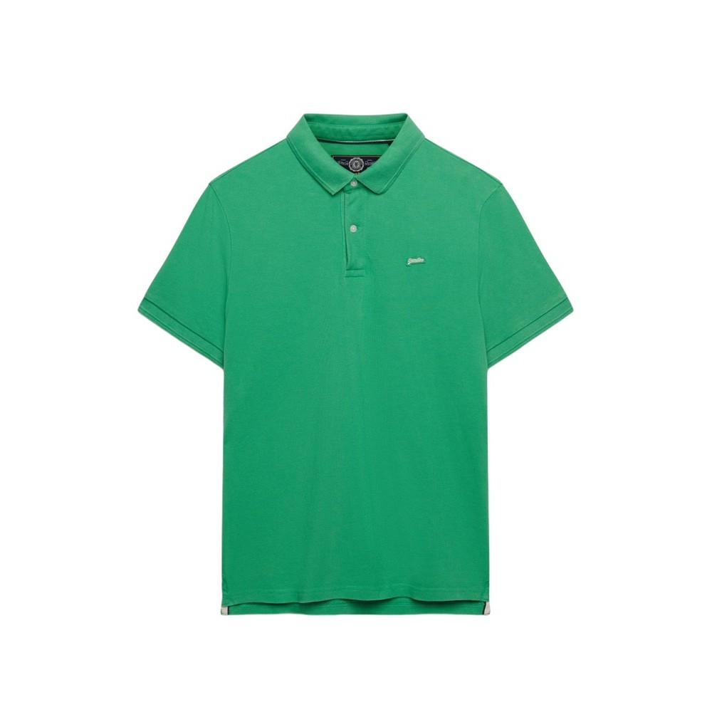SUPERDRY D1 CLASSIC PIQUE POLO T-SHIRT ΜΠΛΟΥΖΑ ΑΝΔΡΙΚΗ GREEN