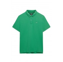 SUPERDRY D1 CLASSIC PIQUE POLO T-SHIRT ΜΠΛΟΥΖΑ ΑΝΔΡΙΚΗ GREEN