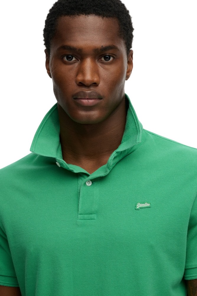 SUPERDRY D1 CLASSIC PIQUE POLO T-SHIRT ΜΠΛΟΥΖΑ ΑΝΔΡΙΚΗ GREEN