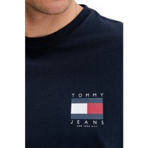 TOMMY JEANS REG FLAG GRAPH BCKPRNT T-SHIRT ΜΠΛΟΥΖΑ ΑΝΔΡΙΚΗ NAVY