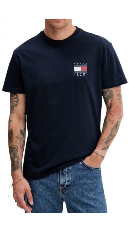 TOMMY JEANS REG FLAG GRAPH BCKPRNT T-SHIRT ΜΠΛΟΥΖΑ ΑΝΔΡΙΚΗ NAVY