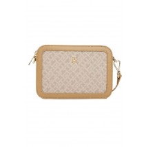 TOMMY HILFIGER JACQUARD CAMERA BAG ΤΣΑΝΤΑ ΓΥΝΑΙΚΕΙΑ BEIGE