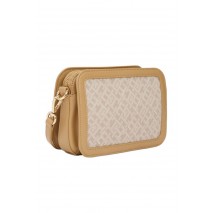 TOMMY HILFIGER JACQUARD CAMERA BAG ΤΣΑΝΤΑ ΓΥΝΑΙΚΕΙΑ BEIGE