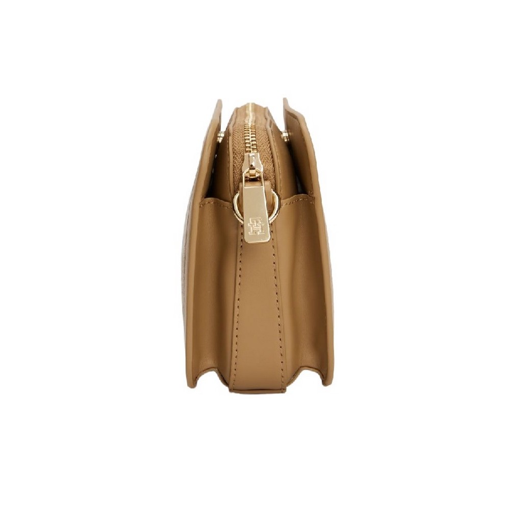TOMMY HILFIGER JACQUARD CAMERA BAG ΤΣΑΝΤΑ ΓΥΝΑΙΚΕΙΑ BEIGE