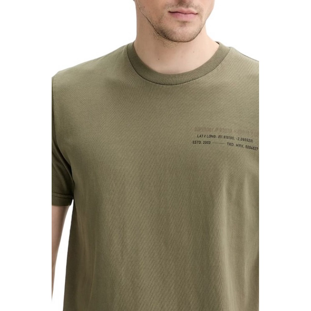 SUPERDRY D2 SDSW UTILITY SPORT GRAPHIC T-SHIRT ΜΠΛΟΥΖΑ ΑΝΔΡΙΚΗ GREEN