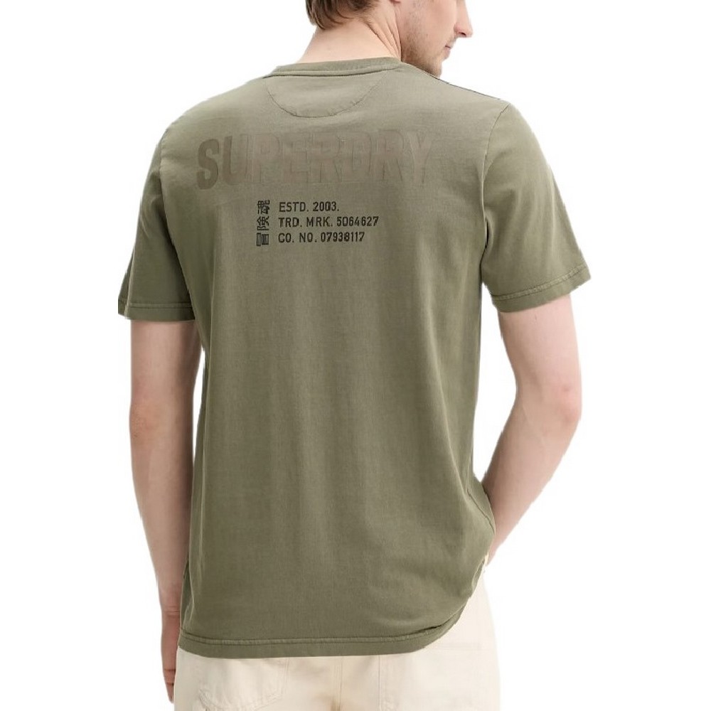 SUPERDRY D2 SDSW UTILITY SPORT GRAPHIC T-SHIRT ΜΠΛΟΥΖΑ ΑΝΔΡΙΚΗ GREEN
