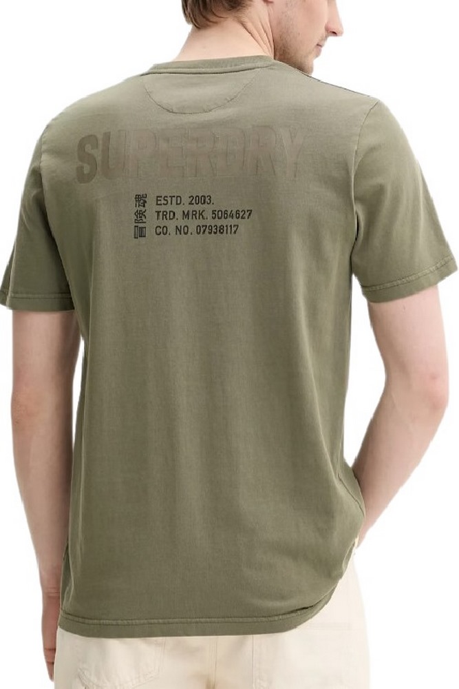 SUPERDRY D2 SDSW UTILITY SPORT GRAPHIC T-SHIRT ΜΠΛΟΥΖΑ ΑΝΔΡΙΚΗ GREEN