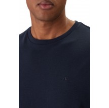 CALVIN KLEIN SUPIMA CHEST EMB CREWNECK T-SHIRT ΜΠΛΟΥΖΑ ΑΝΔΡΙΚΗ NAVY