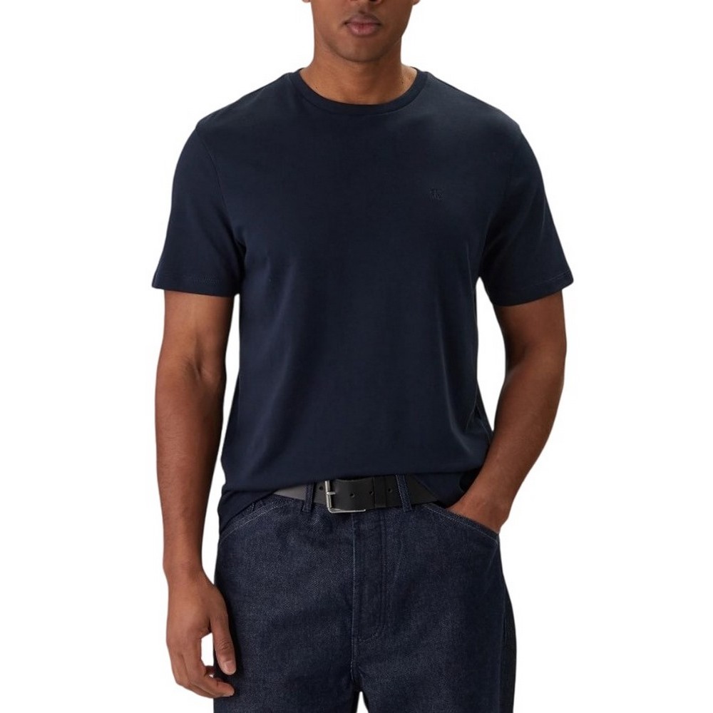CALVIN KLEIN SUPIMA CHEST EMB CREWNECK T-SHIRT ΜΠΛΟΥΖΑ ΑΝΔΡΙΚΗ NAVY