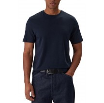 CALVIN KLEIN SUPIMA CHEST EMB CREWNECK T-SHIRT ΜΠΛΟΥΖΑ ΑΝΔΡΙΚΗ NAVY