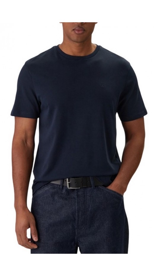 CALVIN KLEIN SUPIMA CHEST EMB CREWNECK T-SHIRT ΜΠΛΟΥΖΑ ΑΝΔΡΙΚΗ NAVY