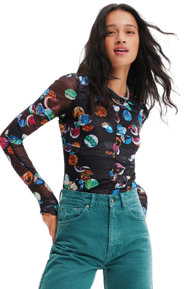 ΚΟΡΜΑΚΙ BODY_BUBBLES ΓΥΝΑΙΚΕΙΟ DESIGUAL BLACK
