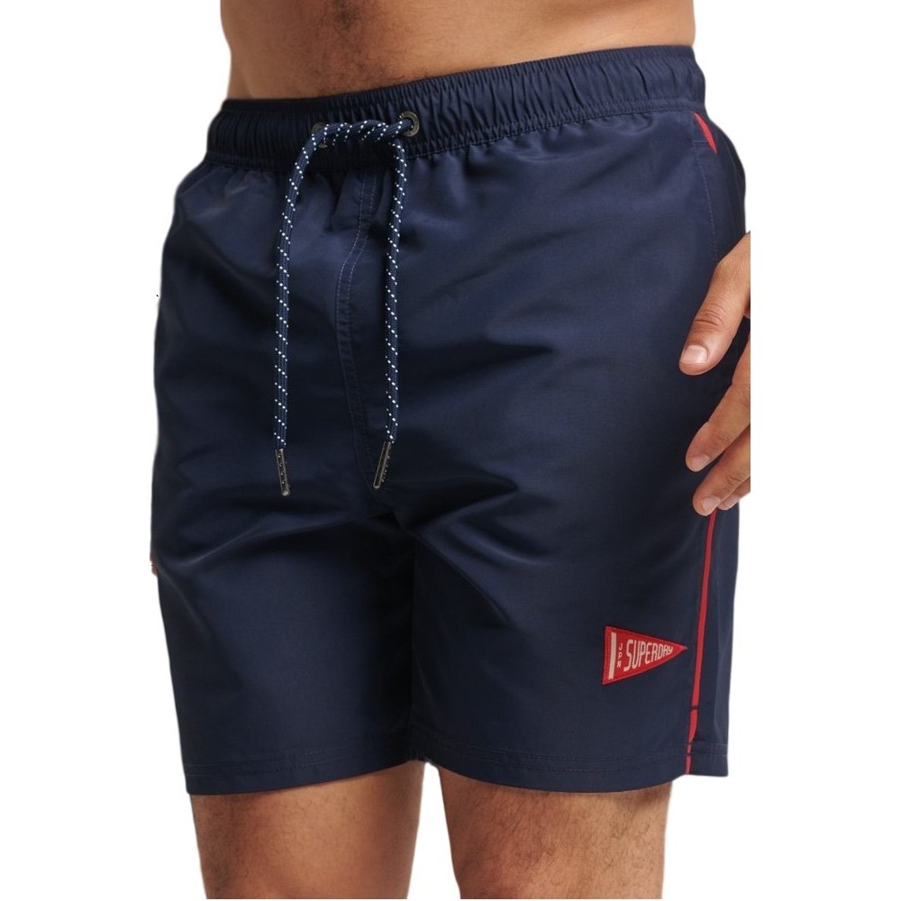 SUPERDRY VINTAGE VARSITY M3010188A ΜΑΓΙΟ ΑΝΔΡΙΚΟ NAVY