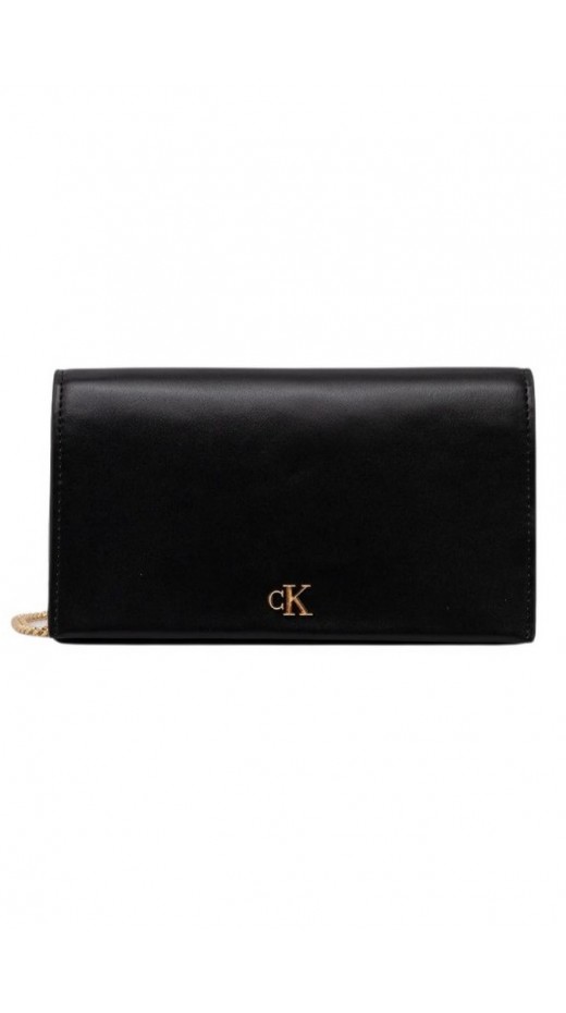 CALVIN KLEIN  WALLET ON CHAIN ΤΣΑΝΤΑ ΓΥΝΑΙΚΕΙΑ BLACK
